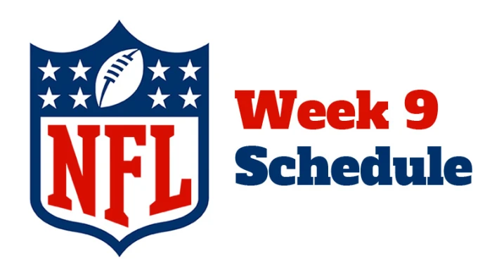 nfl week 9 schedule