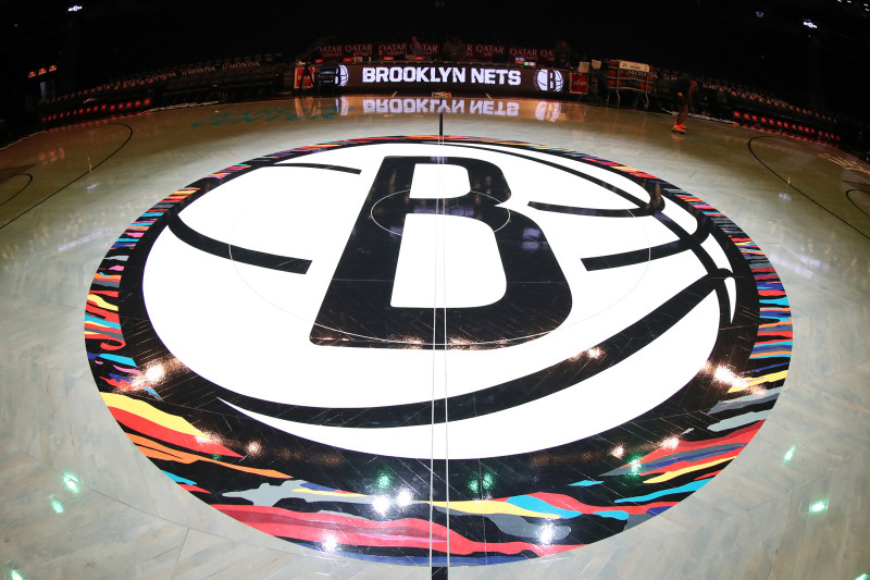Brooklyn Nets center court logo