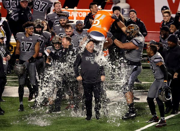 College football week 12. Utah beats Oregon.