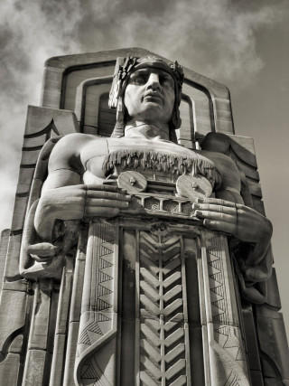 The Cleveland Guardians namesake the Guardian of Traffic