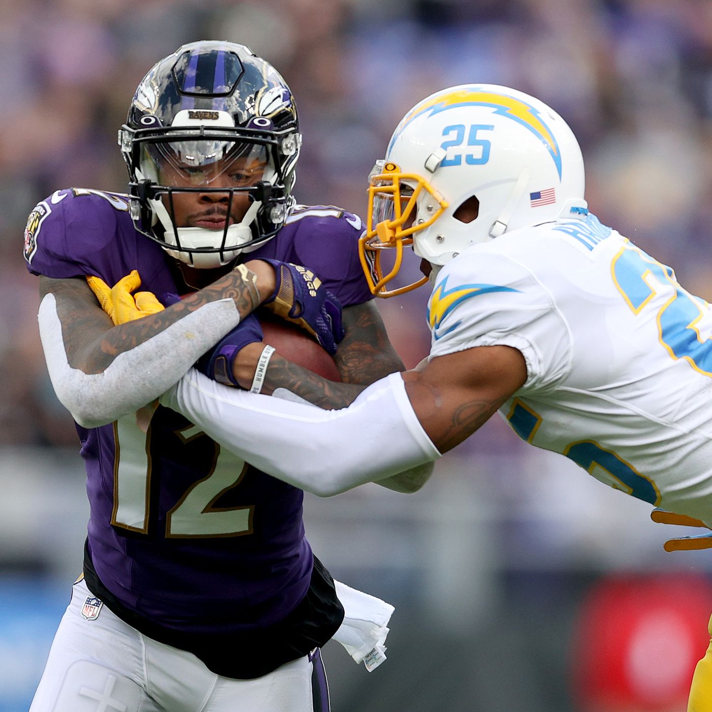 Rashod Bateman makes the Week 7 Waiver Wire targets.