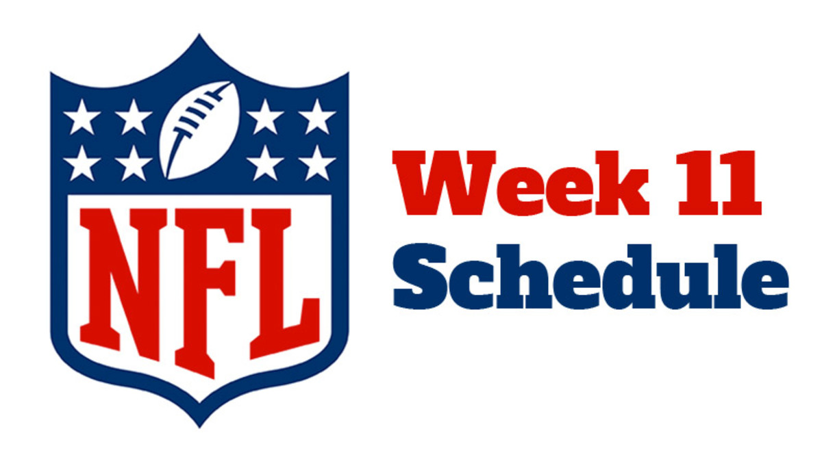 nfl week 11 schedule