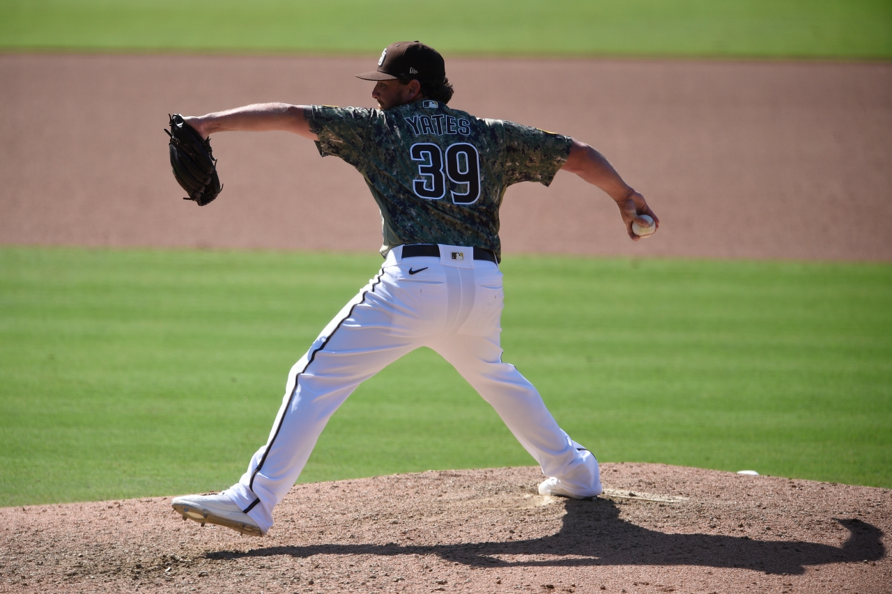 Atlanta reliever Kirby Yates is returning from injury in an important stretch for the team