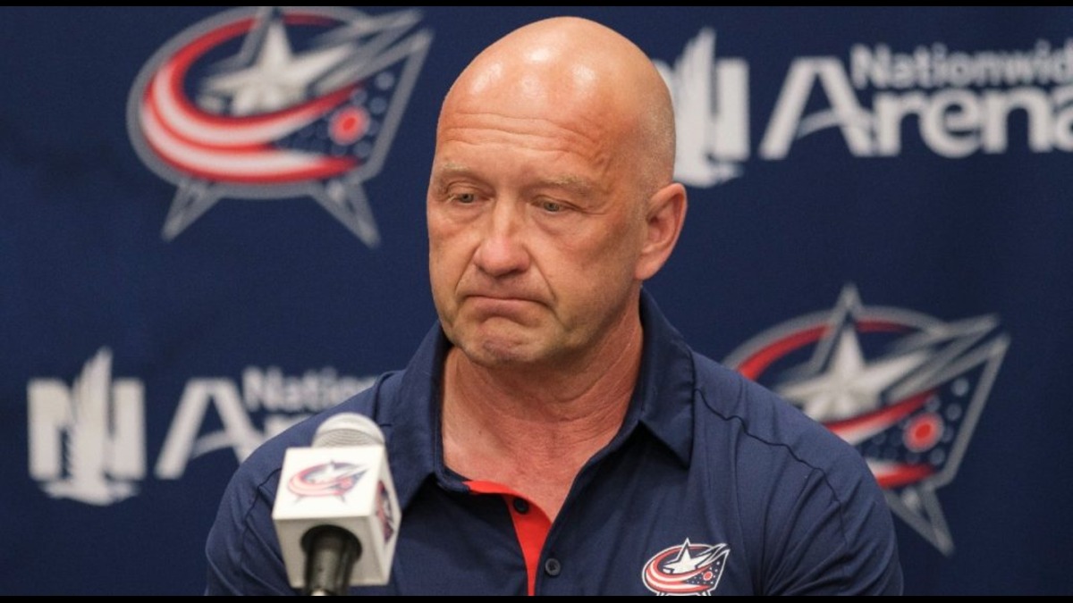 Jarmo Kekalainen appears in front of the media.