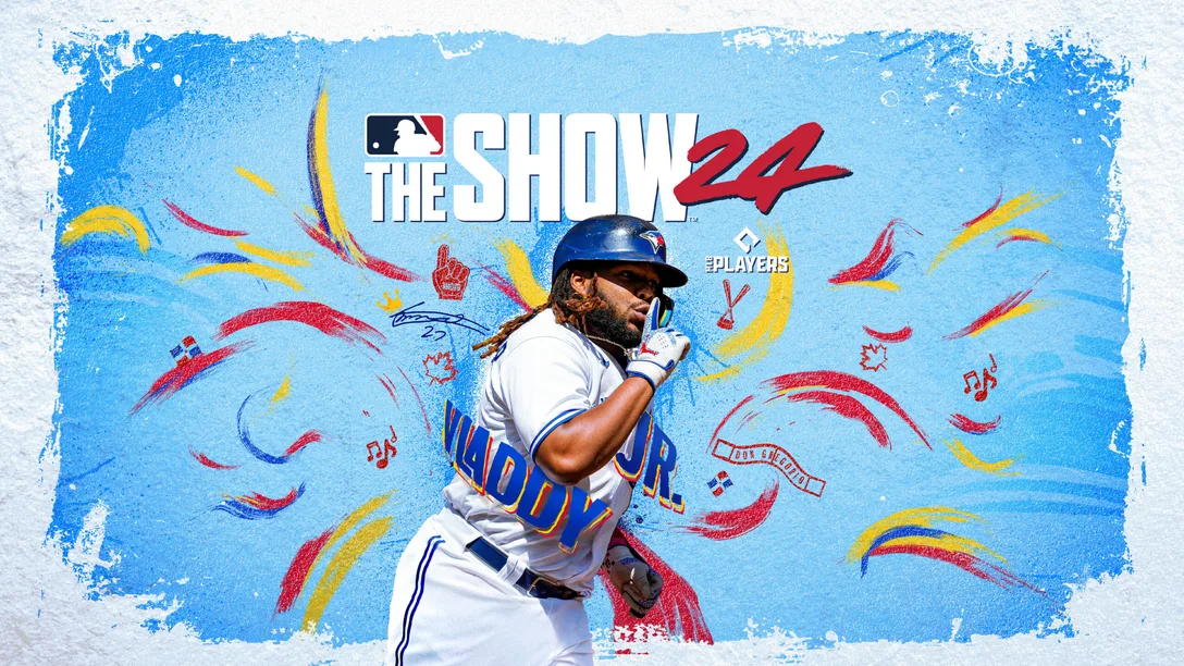 Vladimir Guerrero Jr. on the MLB The Show cover