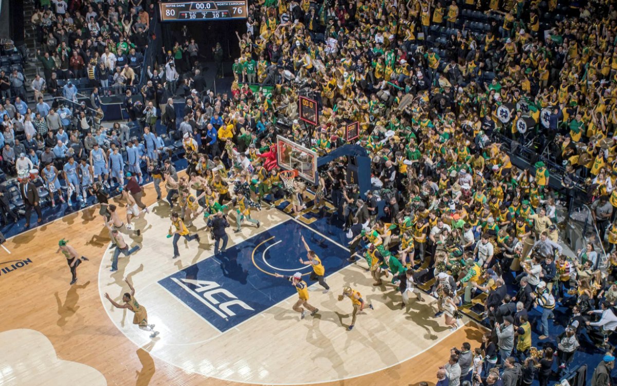 court storming