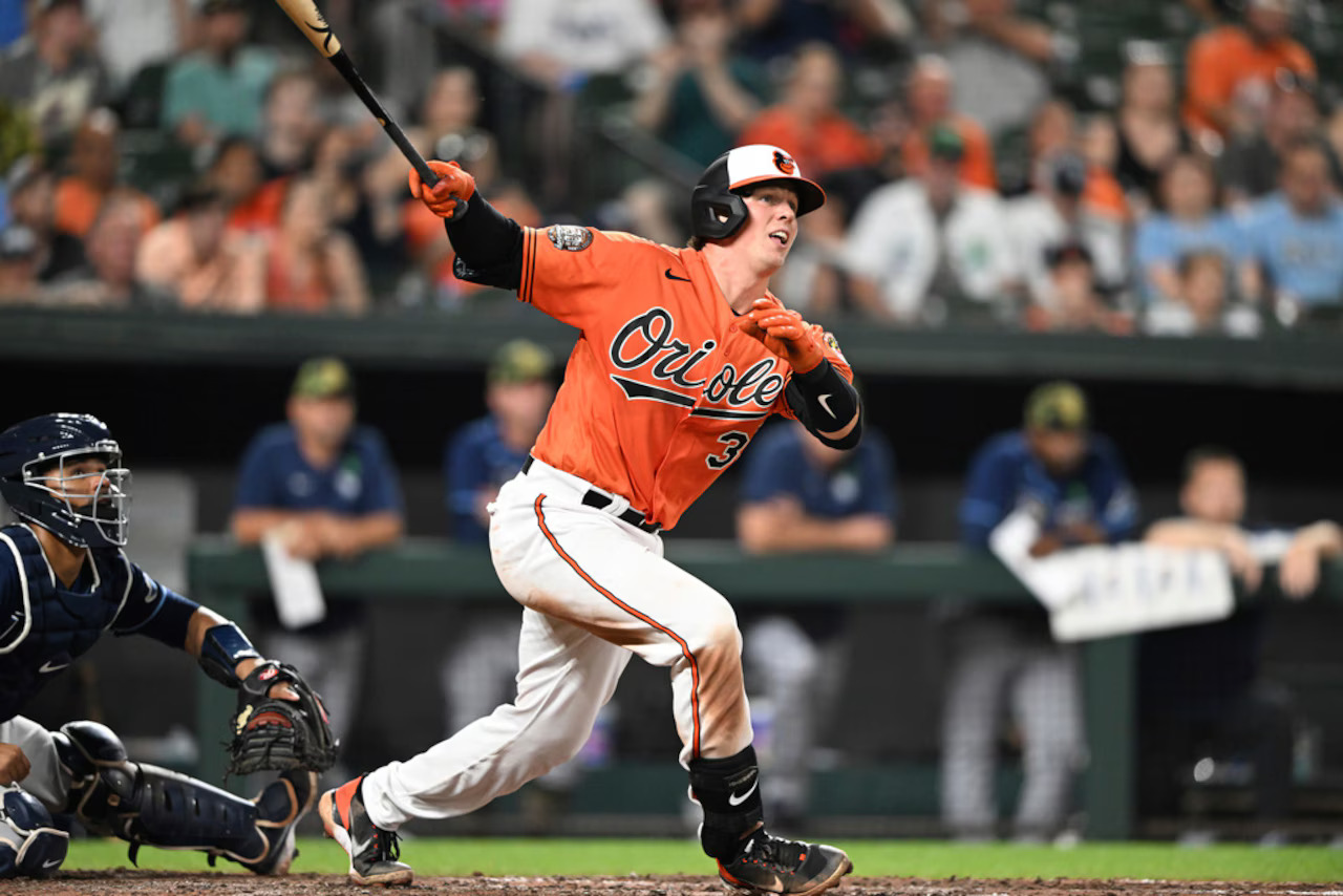 Baltimore Orioles' Adley Rutschman is the No. 1 player on the top 10 catchers list.