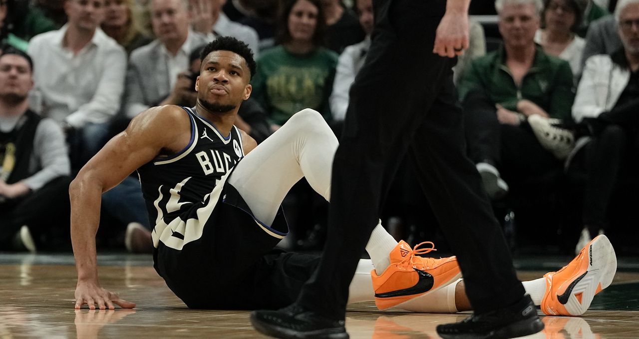 Giannis is injured and could miss game one of NBA playoffs